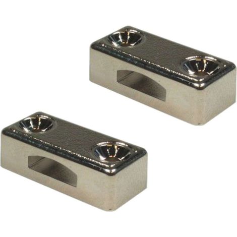 2x gâche pour verrou rectangulaire 3x10mm plastique petit verouillage camping car meuble (1/2)