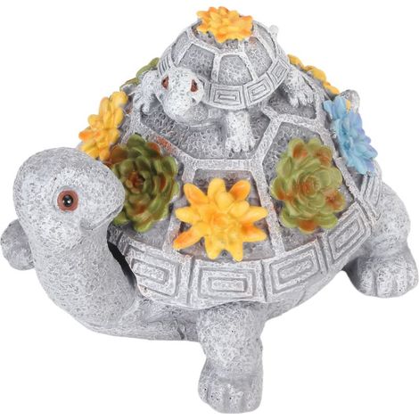 Dekorativer Aschenbecher in Form einer realistischen Schildkröte, Vintage-Kunstharz, mit Deckel, für Wohnzimmer, Bar oder Büro (1/5)