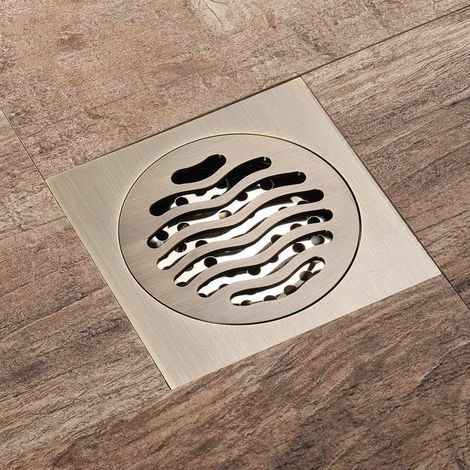 Floor Drain Brass Floor Drains, Bathroom Square Shower Floor Drains, Deodorizing Floor Drain, Bathroom Hair Buildup, Common Floor Drain Cover (1/5)