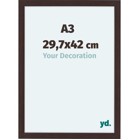 yd. - Cadre photo A3 29.7x42 - Chene Fonce - MDF - Como (1/5)