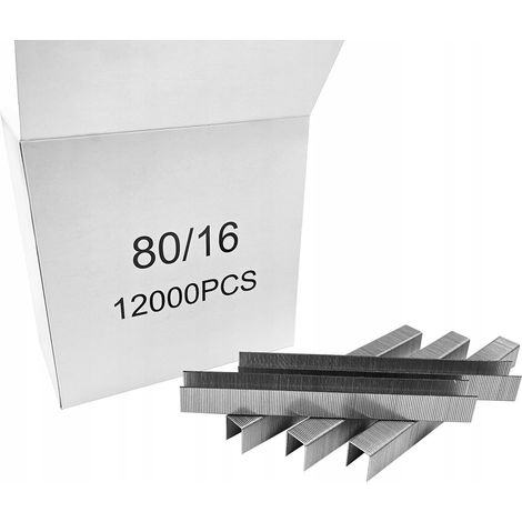 Agrafes Tapissier Type 80, 16 mm, 380 GA21 Takera, Lot De 12000 Pieces