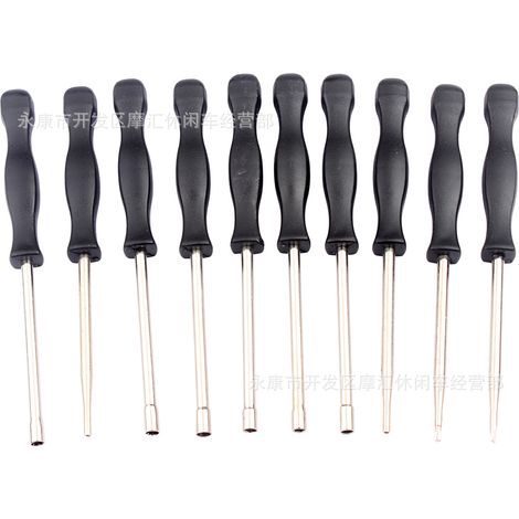 Kit d'outils d'entretien comprenant 10 pièces : tournevis pour carburateur de moto, vis de réglage multi-têtes, clé et kit d'outils d'entretien. (1/5)