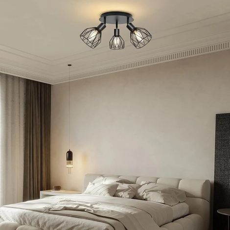 Spot LED plafonnier E14 pivotant à 350° pour cuisine/salon/chambre (ampoule non incluse) (1/5)