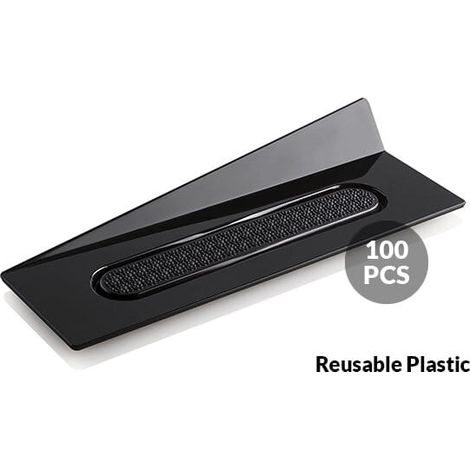Base per panca monoporzione 140x40mm/100 pezzi nera (1/2)