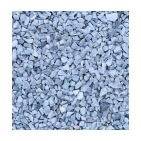 Gravillons gris bleu 10/14 – Diorite concassée 400 Kg – 16 sacs de 25 kg – Pour allées et paillage décoratif – Scmc