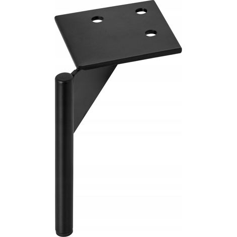 Pata de mueble para sofá cama, color negro, MAT loft H150, duradera SL030 (1/4)