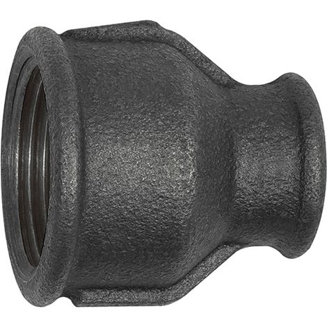 Riegler Muffe 240, red., Rp 1 1/2 i., Rp 1 i., Temperguss schwarz (1/2)