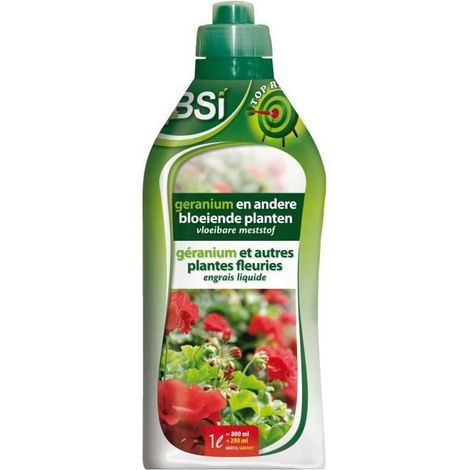 Fertilizzante minerale per Geranio - BSI - Microelementi solubili in acqua - 1L