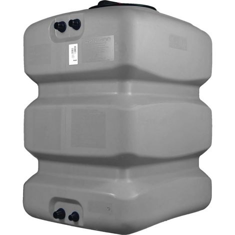 Cuve 500l Aérienne De Récupération D'eau - Réservoir Compact Gris - Elbi Cpn500 (1/5)