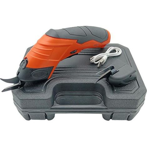 Elektrischer Handschneider, tragbare Stoffschneidemaschine, Schneidemaschine für Karton, Leder, Teppiche und Kunststoffe (mehrfarbig)