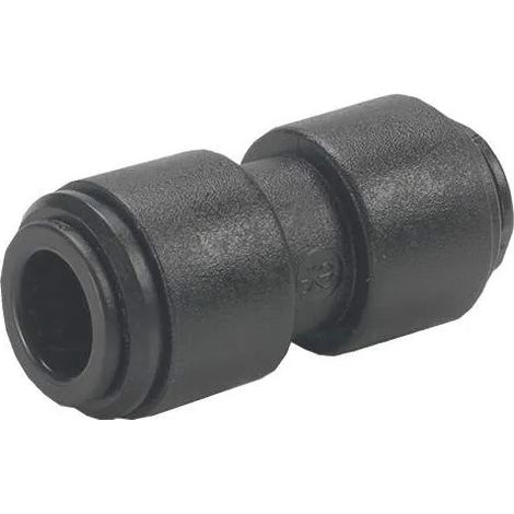 Giunto uguale acetale nero, 8mm