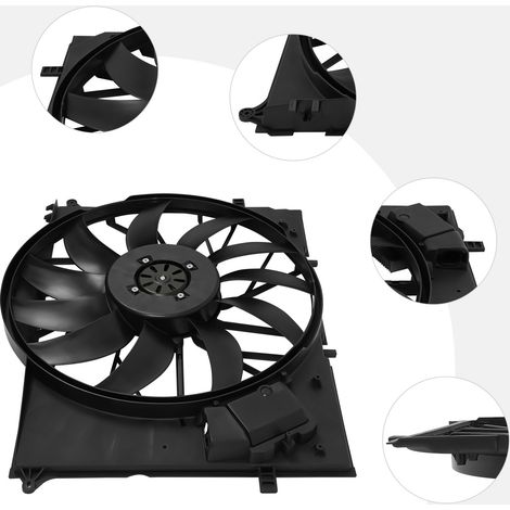 Ventilateur de Radiateur pour Mercedes Classe S W220 1999-2005, 850W, 12V, Remplaçant Direct, Moteur Cuivre Pur (1/5)