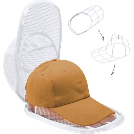 Lave-casquettes de baseball, support pliable pour casquettes, cage de nettoyage pour lave-vaisselle ou lave-vaisselle-AquaForge (1/5)