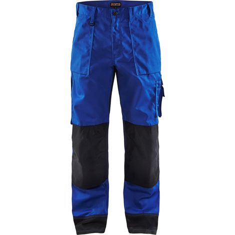 Pantalone da lavoro Blaklader artigiano bicolore Blu reale / Nero 40