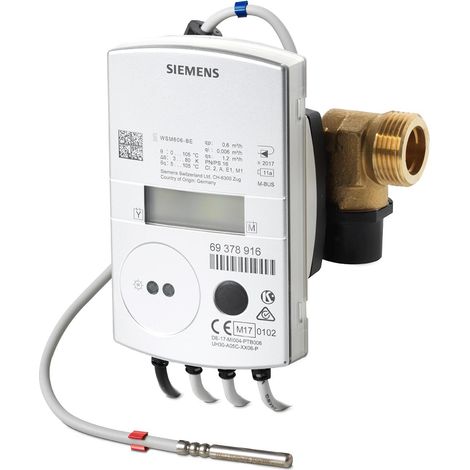 Ultrasch.wärmezähler 0,6m3/h M-Bus MID Kl.2 110mm G3/4 PN16 Batt.
