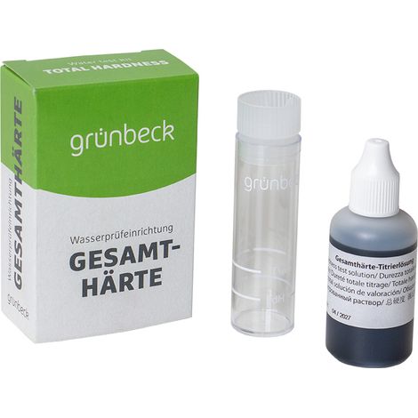 Gruenbeck GB Equipo de prueba de agua Dureza total - Grados dH y Grados f, 170187000000
