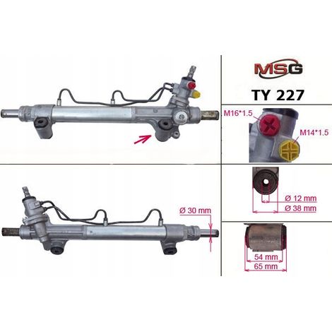 Cremagliera dello sterzo idraulico per Toyota Hilux 05-16 (1/4)