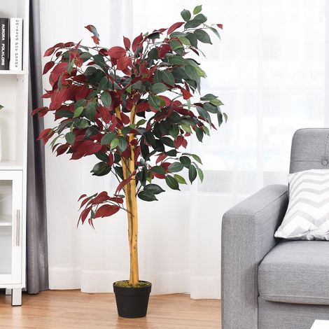 Ficus artificiel 4 pieds avec pot de pépinière (1/5)