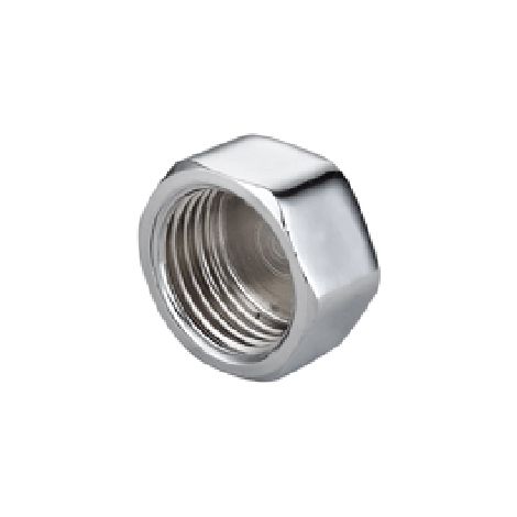 TAPPO FEMMINA IN OTTONE CROMO IBP- 1/2 -CONF- FAIDF- pezzi 1
