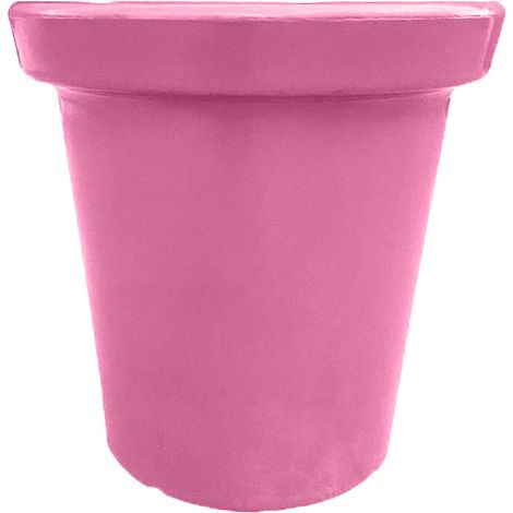 Pot de fleurs rond XXL 75L – Dimensions 60x60x60cm – Matière polyéthylène haute densité – Traité anti UV et résistant aux chocs – Plast'Up Rotomoulage (1/3)