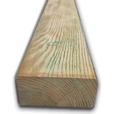 Listello in legno di pino impregnato 4,5x9 cm, lunghezza 200 cm (1/4)