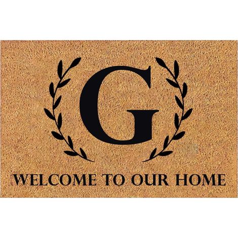 Tapis D'Entrée Absorbant Anti-Dérapant - Pour Porche Extérieur Et Intérieur - 40 x 60 cm - 1 Pièce (1/4)