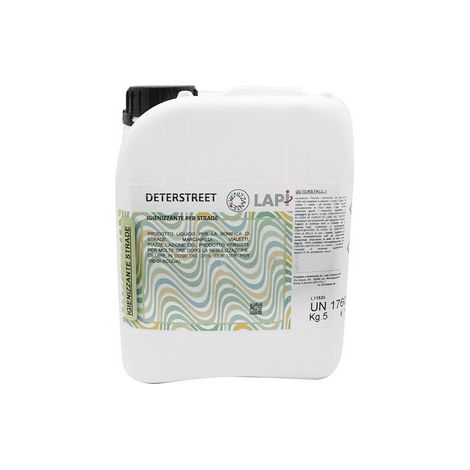 DETERSTREET PER LA BONIFICA DI STRADE MARCIAPIEDI 5 Kg- LAPI- pezzi 1