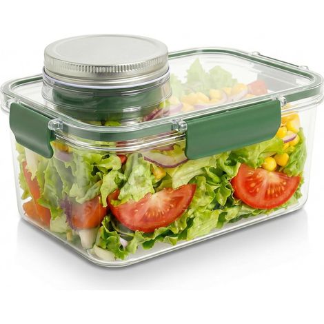 Boîte de rangement étanche pour les en-cas, idéale pour le bureau, l'organisation de la cuisine et du plan de travail.-AquaForge (1/5)