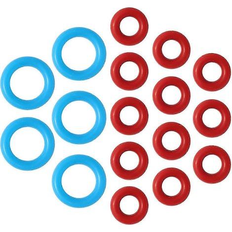 Kit de 17 joints toriques de rechange pour machines à expresso BES900. BES920. BES980 et BES990. Comprend 5 joints bleus et 12 joints rouges. (1/5)