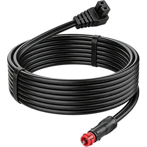 Câble d'extension de voiture 12 V compatible avec glacière Setpower ICECO 2 m 12 V/24 V compresseur réfrigérateur câble de rechange pour allume-cigare
