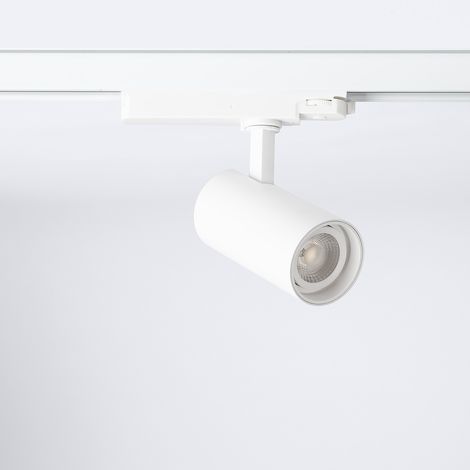 Foco Carril LED Trifásico 20W Fasano Regulable Blanco 2700K Blanco Cálido (1/5)