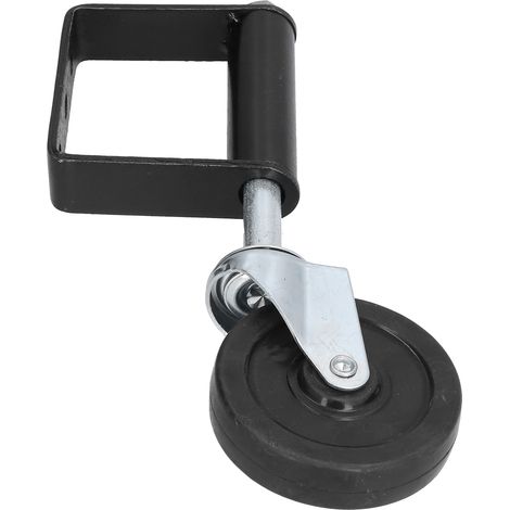 Roulette de porte industrielle robuste 100x25mm avec ressort pour usage intensif (1/5)
