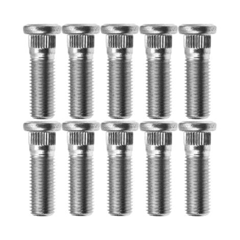 Lot de 10 goujons de roue M12 x 1,5 compatibles avec Honda Accord Civic City CR-V 1980-2022 Fit HR-V Insight Element Prelude S2000 Acura Legend Integra ILX CL TL EL MDX TSX (1/5)