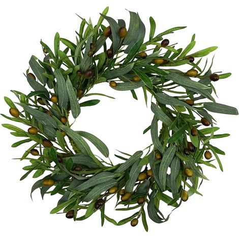 Guirlande De Noël En Eucalyptus 3D - 180 Cm - Accents De Baies - Pour Décoration Intérieure Porte Et Mur - 1 Pièce (1/5)