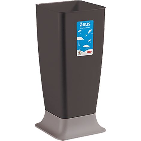 PORTAOMBRELLI 'ZEUS' bianco travertino-base tortora chiaro  - STEFANPLAST