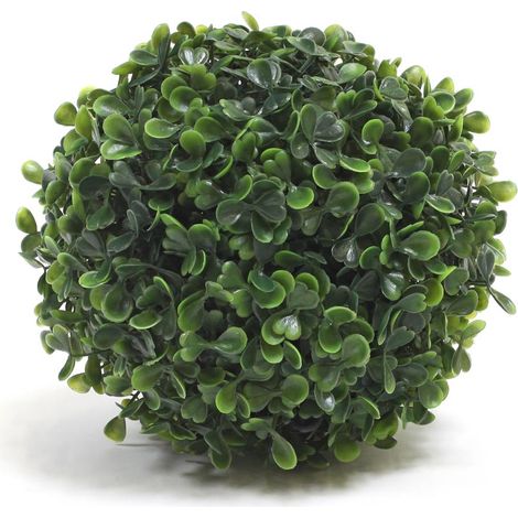 Palla di bosso artificiale verde D18cm - Atmosphera créateur d'intérieur