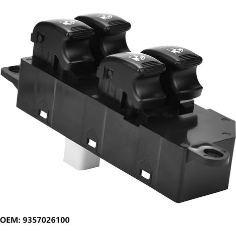 Fensterheberschalter für Hyundai Santa Fe 2003-2006, kompatibel mit 2,4-l-, 2,5-l-, 2,7-l- und 3,5-l-Motoren, Teilenummer 9357026100