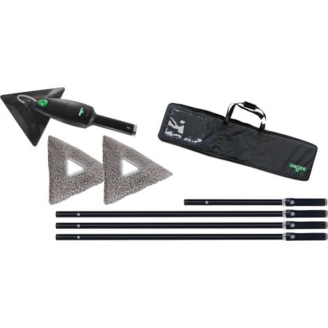 Unger Fensterreiniger Stingray Set 450 OS Handgerät Stangen Reinigungspad Tasche