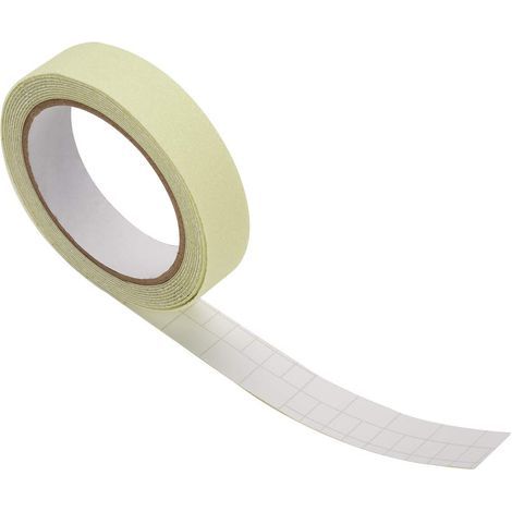 Rutschfestes Klebeband, matt. Rutschfestes Klebeband mit reflektierenden Details, geeignet zur Anbringung auf Treppenstufen zur Erhöhung der Reibung zwischen den Stufen (2,5 cm x 3 m). (1/5)