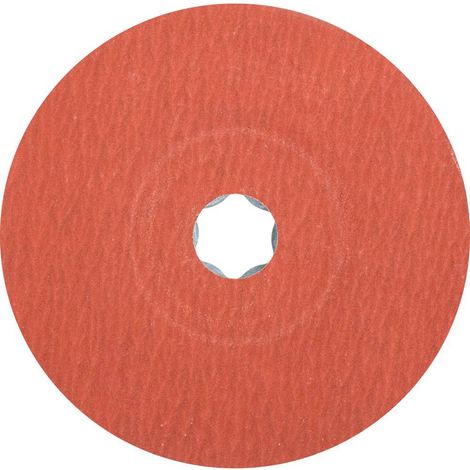 Disque Fibre Abrasif PFERD COMBICLICK CC-FS 125 mm - Grain Corindon 220 - Ponçage Fin INOX - Fixation Rapide - Boite de 25 (1/4)