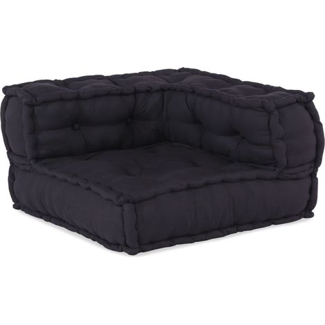 Modulares Sofa 4 pcs Anthrazit 70 x 70 x 56 cm Stoff vidaXL