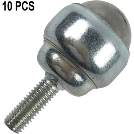Ball casters – 10-pack of ball casters for furniture, trolleys, cabinets/universal wheels for furniture (solid carbon steel) (1/5)
