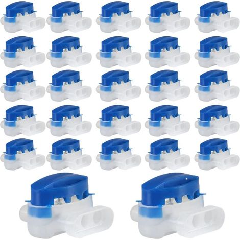 40 conectores de cable originales rellenos de gel para cortacéspedes robóticos, conectores impermeables 314 para cortacéspedes robóticos Automower - Impermeables, seguros, no requieren pelado. (1/5)