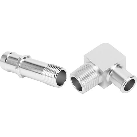 Raccord de durite de chauffage 3/4in Pompe à eau 5/8in 90 Degrés 9514X Remplacement pour Chevy SBC V8 Moteurs (1/3)