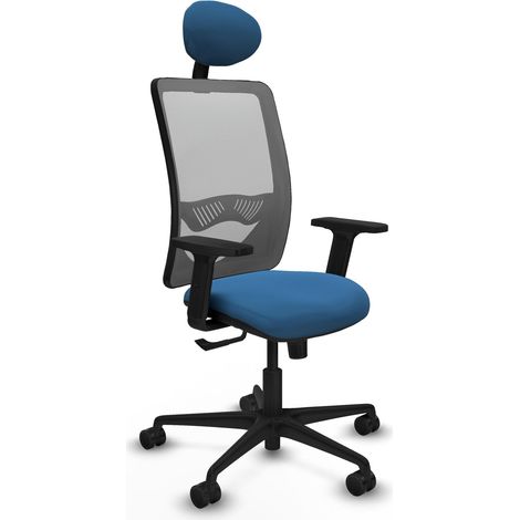 Silla de oficina piqueras y crespo Zulema negro espuma cómoda (1/2)