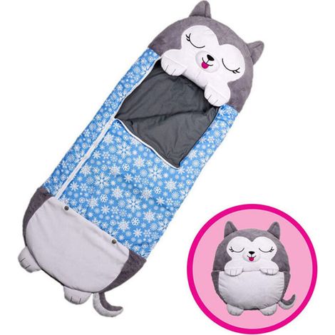 Happy Nappers Großes Spielkissen und Schlafsack, lustiger einteiliger Kinder-Schlafsack, Überraschen Sie Ihre Kinder 160 cm x 61 cm