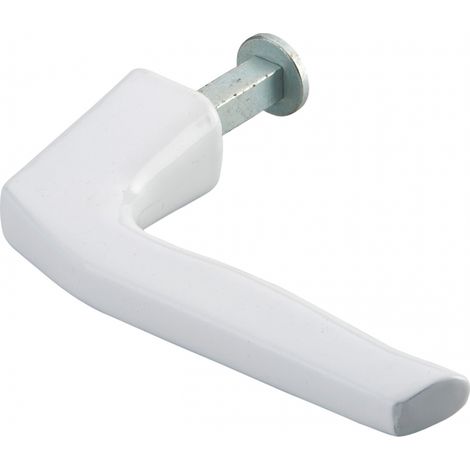 Thirard – Béquille pour porte avec carré 7mm – Finition laquée blanche – Boîtier en acier cambré – Mécanisme à 5 goupilles