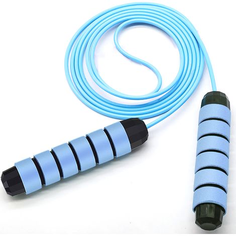 Corde À Sauter - Roulements À Billes Intégrés - Poignées Ergonomiques Antidérapantes - Longueur Réglable - Pour Fitness Et Cardio - 1 Unité (1/5)