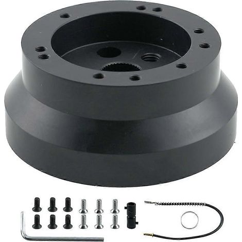 Kit adaptador de buje corto pulido deportivo de 5 y 6 orificios para volante de coche Ididit para Chevy 1969-1994 GMC (1/5)