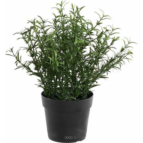 Romarin artificiel en pot pour l'extérieur H 24 cm (1/3)